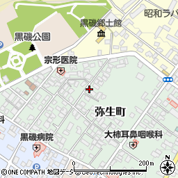 栃木県那須塩原市弥生町周辺の地図