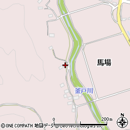 福島県いわき市渡辺町上釜戸西仲田周辺の地図