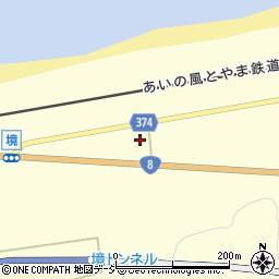 富山県下新川郡朝日町境1064周辺の地図