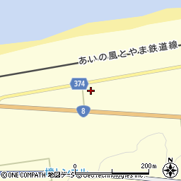 富山県下新川郡朝日町境1070-1周辺の地図