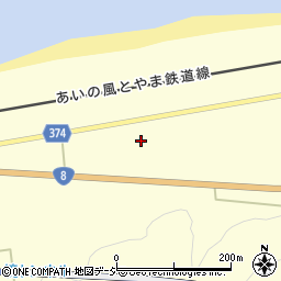 富山県下新川郡朝日町境1233周辺の地図