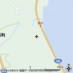 石川県七尾市東浜町ヘ周辺の地図