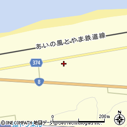 富山県下新川郡朝日町境1225周辺の地図