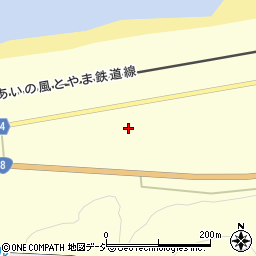 富山県下新川郡朝日町境1242周辺の地図