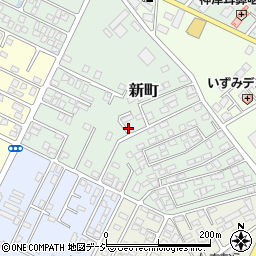 栃木県那須塩原市新町周辺の地図
