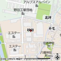 福島県いわき市小名浜住吉砂田周辺の地図