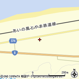 富山県下新川郡朝日町境1232周辺の地図