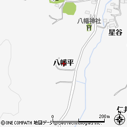 福島県いわき市常磐長孫町八幡平周辺の地図