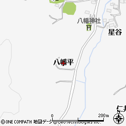 福島県いわき市常磐長孫町（八幡平）周辺の地図