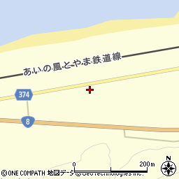 富山県下新川郡朝日町境1235周辺の地図
