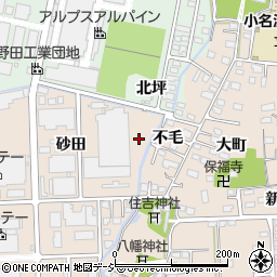 福島県いわき市小名浜住吉不毛周辺の地図