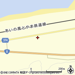 富山県下新川郡朝日町境1240周辺の地図