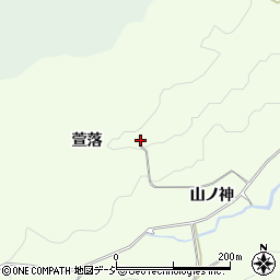 福島県いわき市渡辺町泉田萱落周辺の地図