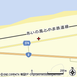 富山県下新川郡朝日町境1211周辺の地図