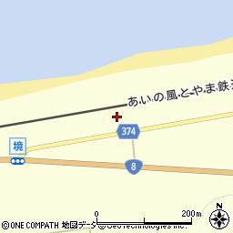 富山県下新川郡朝日町境1131周辺の地図