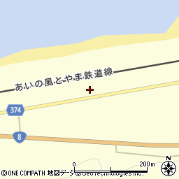 富山県下新川郡朝日町境1187周辺の地図