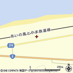 富山県下新川郡朝日町境1194周辺の地図