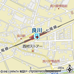 良川駅周辺の地図