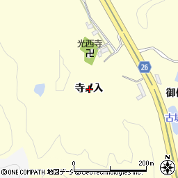 福島県いわき市鹿島町御代寺ノ入周辺の地図
