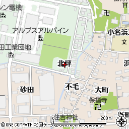 福島県いわき市小名浜野田北坪周辺の地図