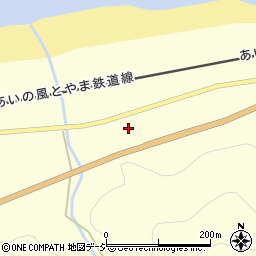 富山県下新川郡朝日町境1938周辺の地図