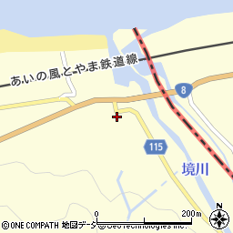 富山県下新川郡朝日町境2537周辺の地図