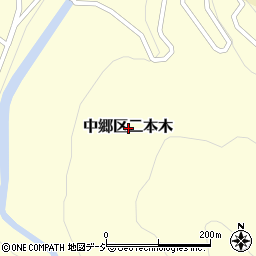 新潟県上越市中郷区二本木周辺の地図