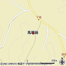 福島県いわき市遠野町滝馬場前周辺の地図