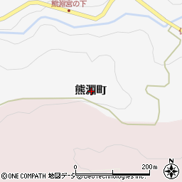 石川県七尾市熊淵町周辺の地図