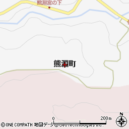 石川県七尾市熊淵町周辺の地図