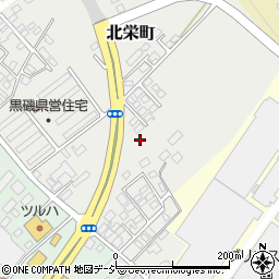 栃木県那須塩原市北栄町周辺の地図
