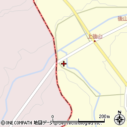 石川県鹿島郡中能登町上後山ク5周辺の地図