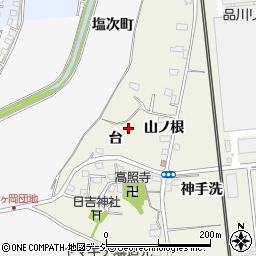 福島県いわき市常磐岩ケ岡町台周辺の地図