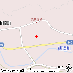 石川県七尾市山崎町リ周辺の地図