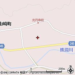 石川県七尾市山崎町（リ）周辺の地図