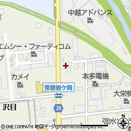 福島日産自動車いわき常磐店周辺の地図