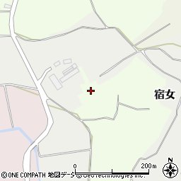 石川県羽咋郡志賀町宿女ソ周辺の地図
