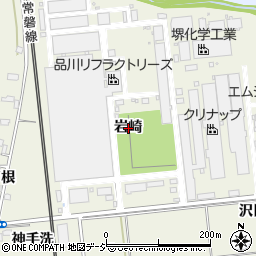 福島県いわき市常磐岩ケ岡町岩崎周辺の地図