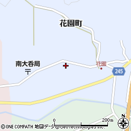 石川県七尾市花園町（ニ）周辺の地図