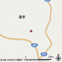 福島県鮫川村（東白川郡）青生野（姿平）周辺の地図