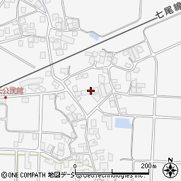 石川県鹿島郡中能登町黒氏ヲ4周辺の地図