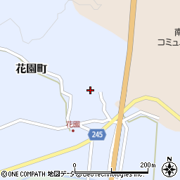石川県七尾市花園町シ周辺の地図