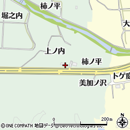 福島県いわき市常磐藤原町上ノ内周辺の地図