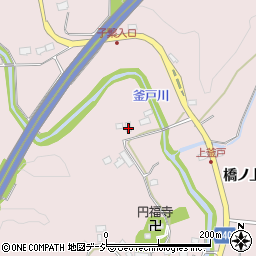 福島県いわき市渡辺町上釜戸橋ノ上周辺の地図