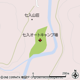 尾瀬・檜枝岐七入オートキャンプ場周辺の地図