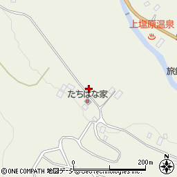 栃木県那須塩原市上塩原456-1周辺の地図