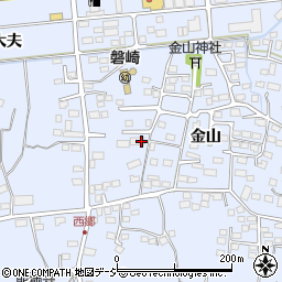 福島県いわき市常磐西郷町金山周辺の地図