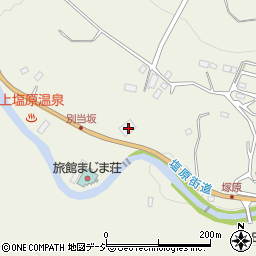 栃木県那須塩原市上塩原1154-3周辺の地図
