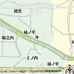 福島県いわき市常磐藤原町柿ノ平周辺の地図