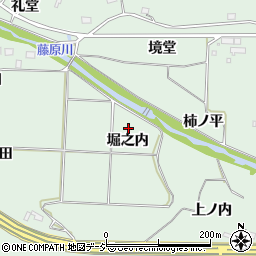 福島県いわき市常磐藤原町堀之内周辺の地図
